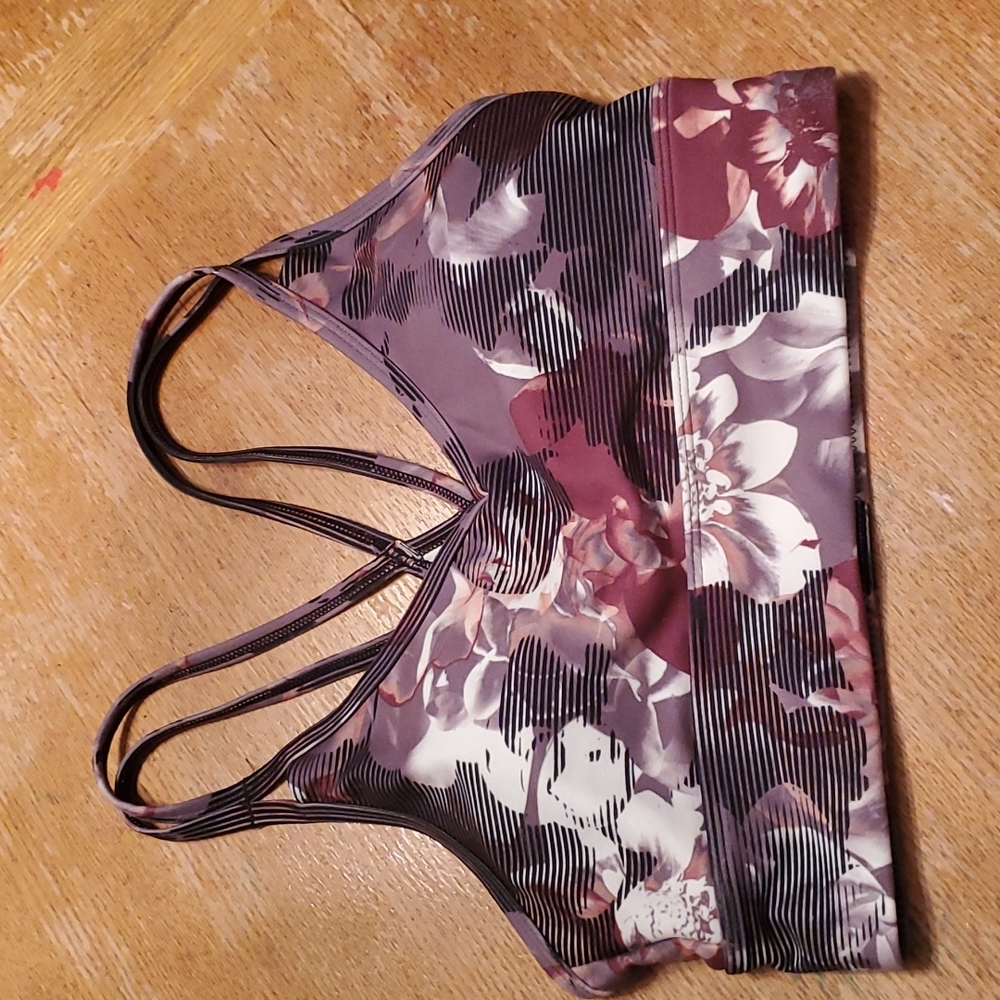 Womens Size Small Floral Sports Bra *Worn Once*